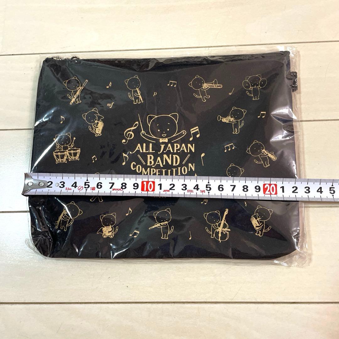【新品未使用】　コマネコ ポーチ 全日本吹奏楽コンクール2019 ネコ　楽器　黒 — image 5