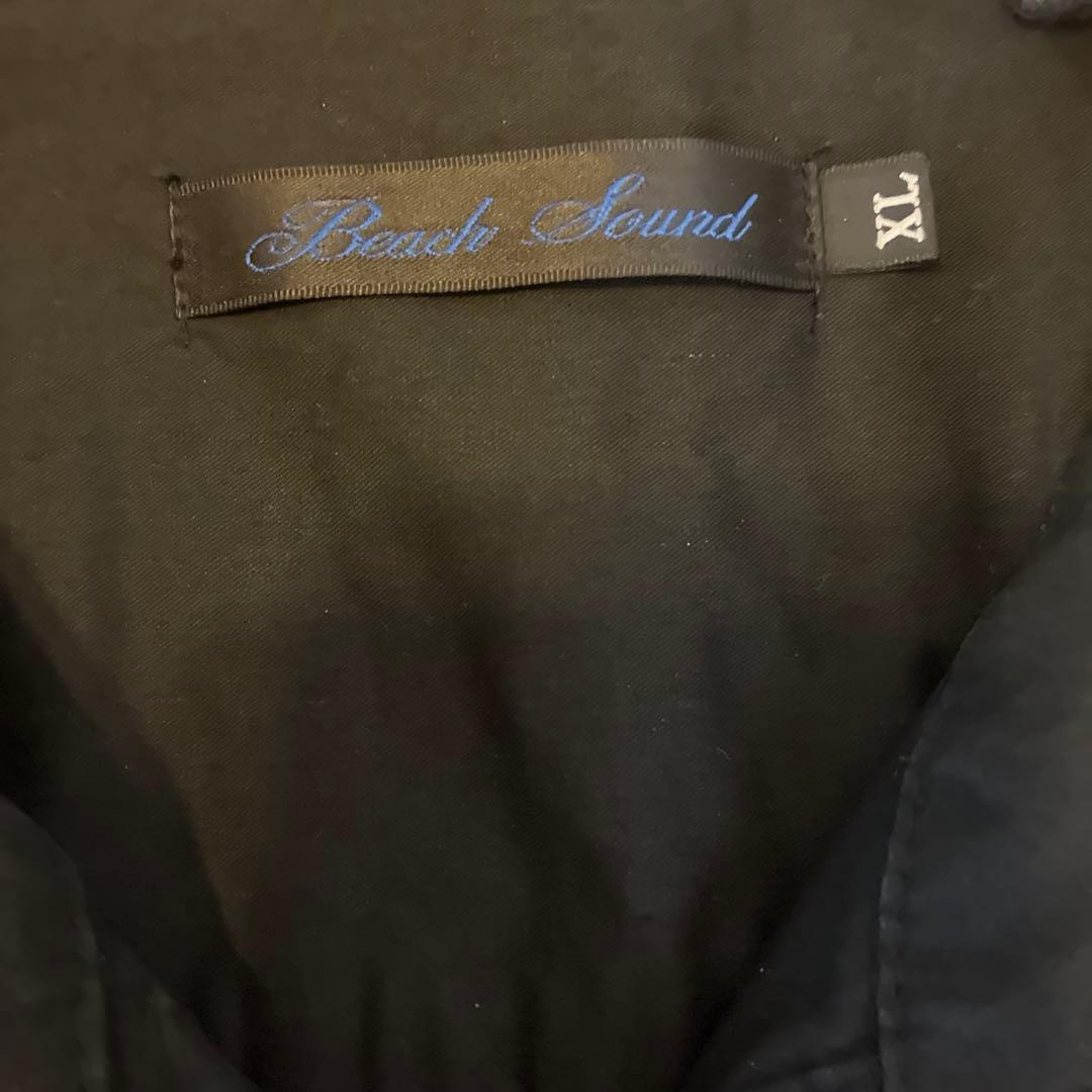 Beach Sound 七分袖シャツ ブラック XL — image 2