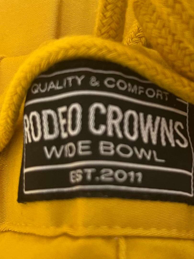RODEO CROWNS WIDE BOWL パンツ　ロデオクラウンズ　イエロー — image 3