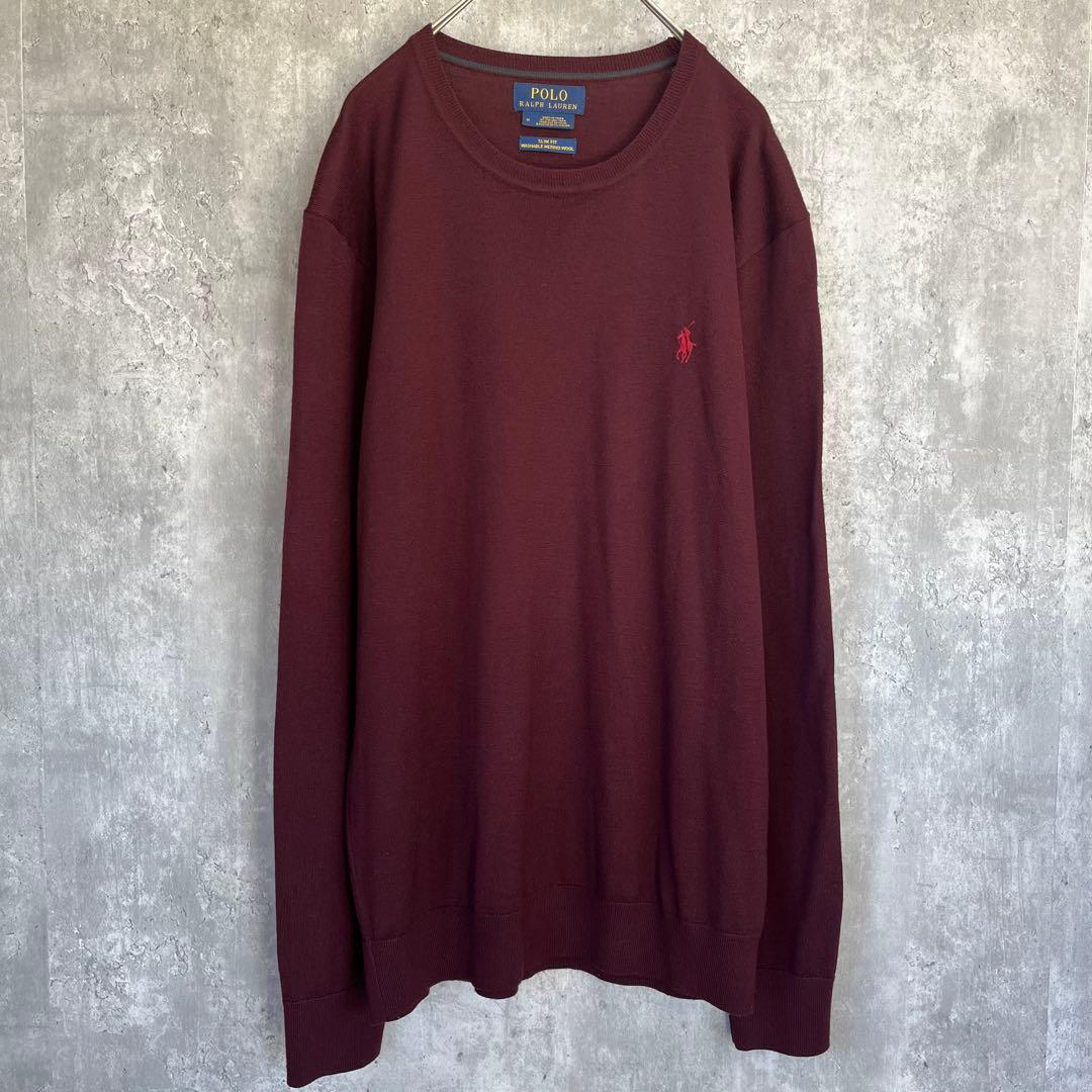 【メリノウール】 ポロ ラルフローレン ウール ニット セーター 古着 — image 5