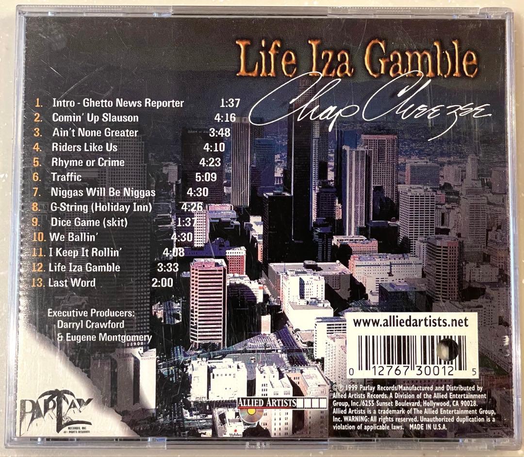 【OG盤　G-RAP】CHAP CHEEZE『Life Iz a Gamble』 — image 4