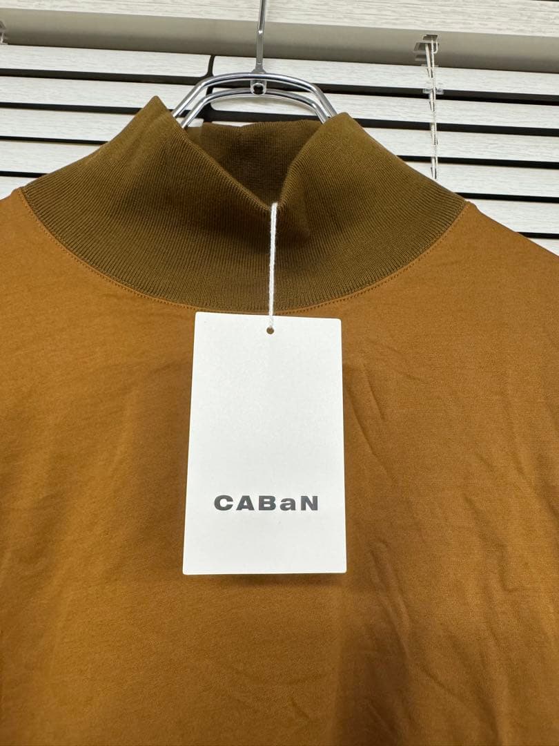 CABaN コットン モックネックロングスリーブプルオーバー — image 5