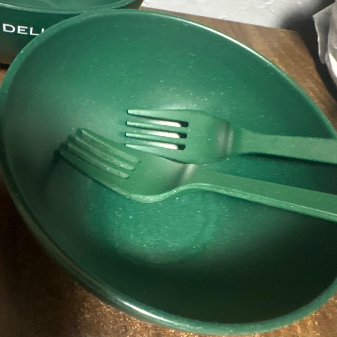 DEAN & DELUCA ボウル フォーク セット グリーン — image 2