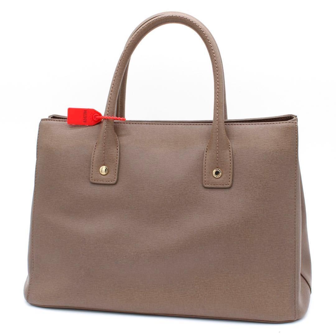FURLA LINDA ハンドバッグ セミショルダーバッグ レザー ブラウン — image 2