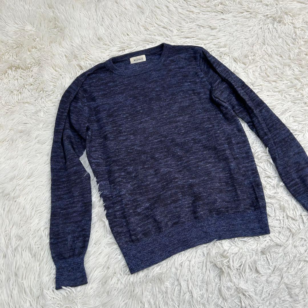 ✨ MONSIEUR NICOLE ムッシュニコル　クルーネック　長袖ニット — image 2