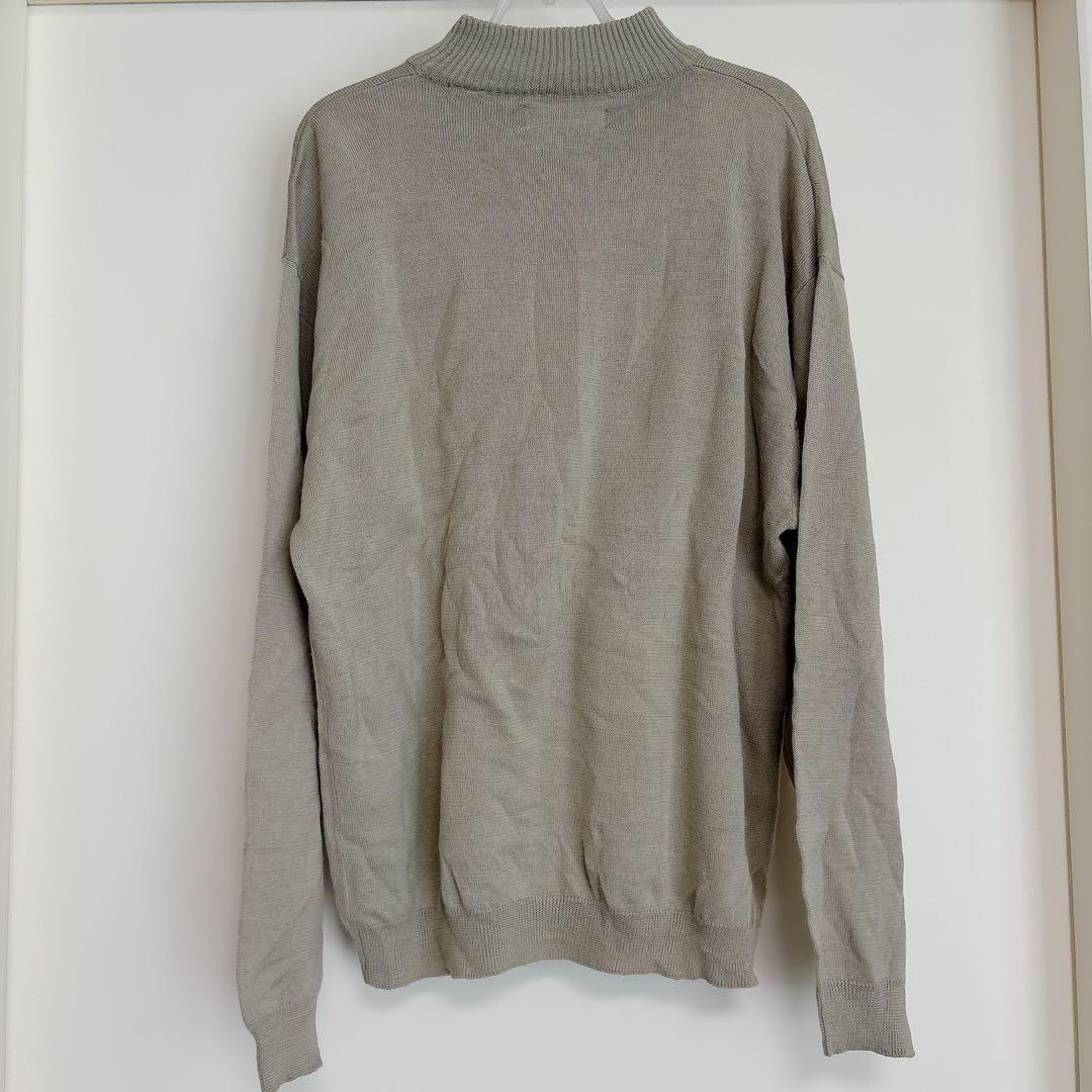 new edition クルーネックハイネックニット ベージュ ユニセックス M — image 3