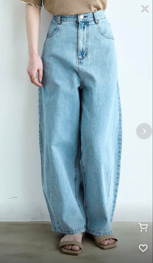 mil カーブ デニムパンツ — image 5