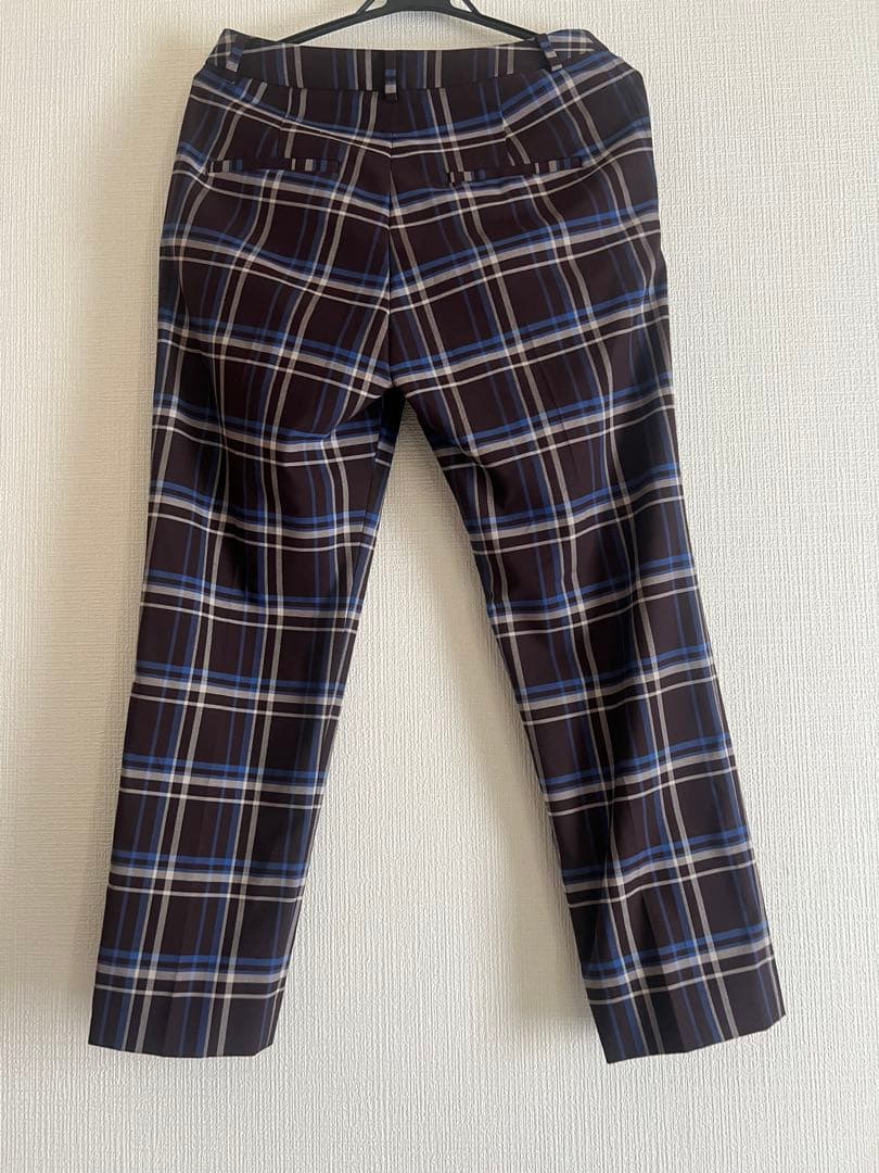未使用美品　IENA チェックスティックパンツ 38 — image 5