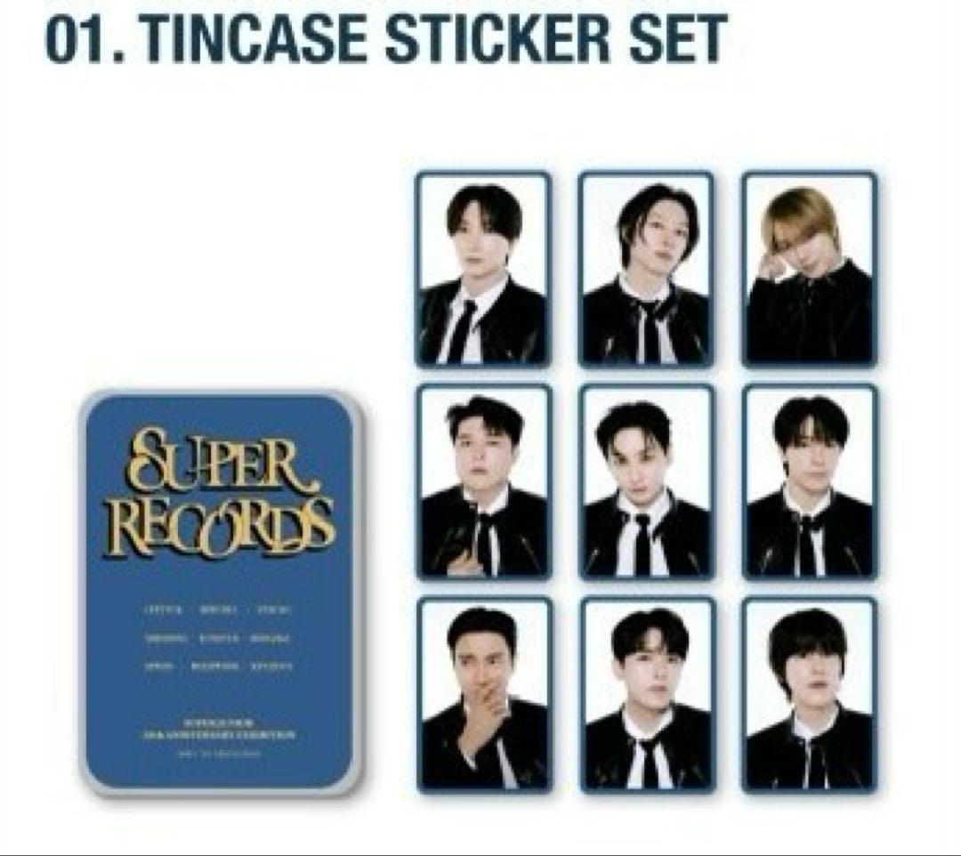 super junior SUPER RECORDS ステッカー シンドン — image 2