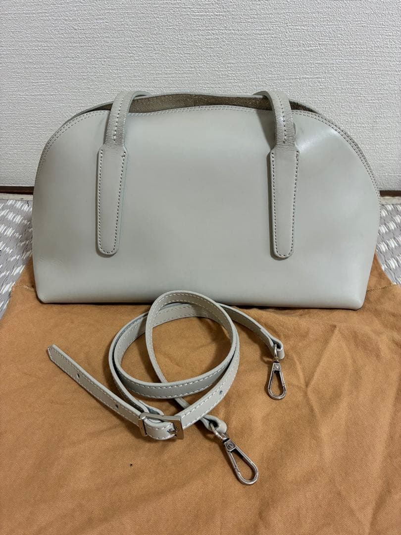 2WAY ハンドバッグ ライトグレー — image 3