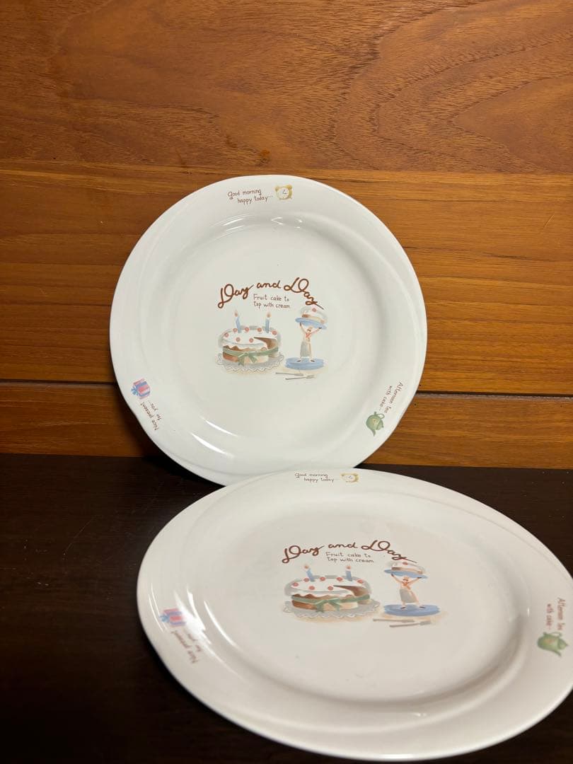 National 成約記念品　Day and Day プレート 2枚セット — image 2