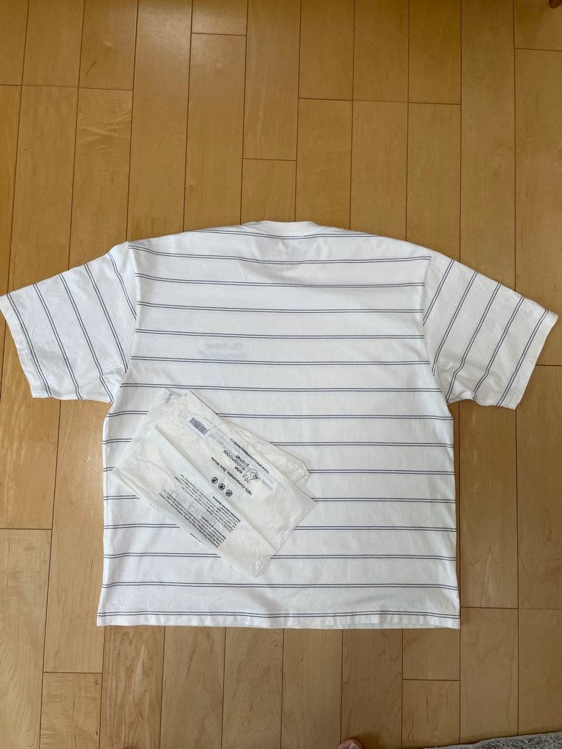 ENNOY Panel Border S/S T-Shirt White L — image 4