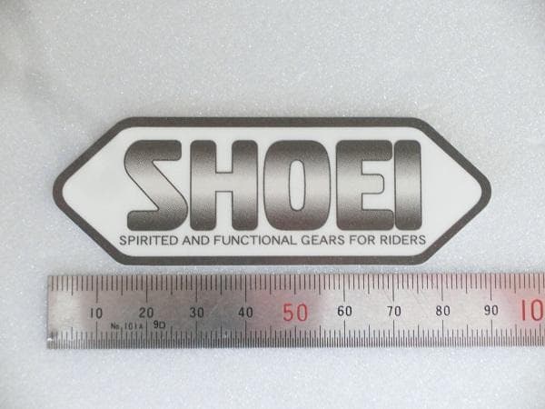 送料込！　SHOEI　純正　ショウエイ　NO.10　ステッカー　2枚入り　クリア — image 2