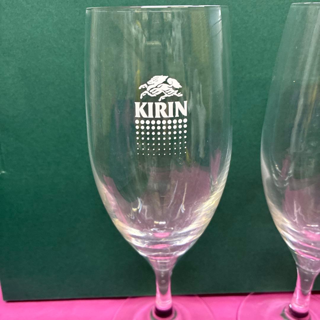 KIRIN ビールグラス 2個セット　未使用 — image 2