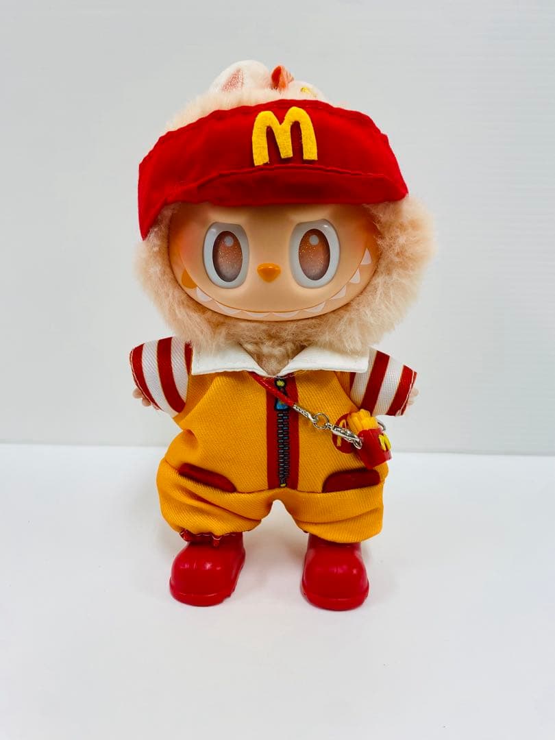 ラブブ マクドナルド 着せ替え服 4点セット 店員さん 17cmぬいぐるみ服 靴 — image 2