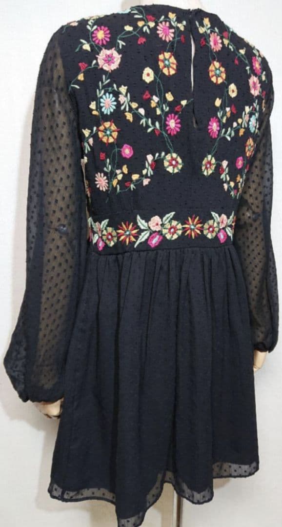 美品 ZARA ワンピース S ボタニカル ♪お買い得♪ — image 3