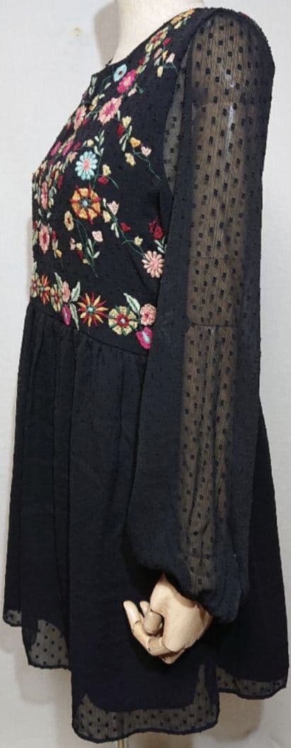 美品 ZARA ワンピース S ボタニカル ♪お買い得♪ — image 4