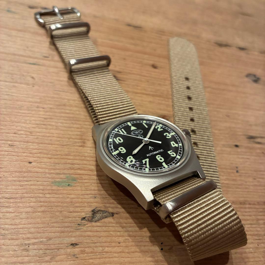 【新色】20mm NATOベルト CWC同一工場製 熱溶着 カーキ — image 4