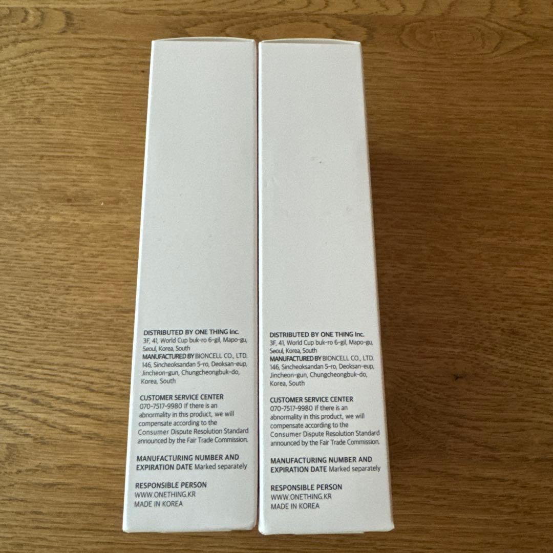 新品未使用 ONE THING ワンシング ツボクサ化粧水300ml 2本セット — image 2