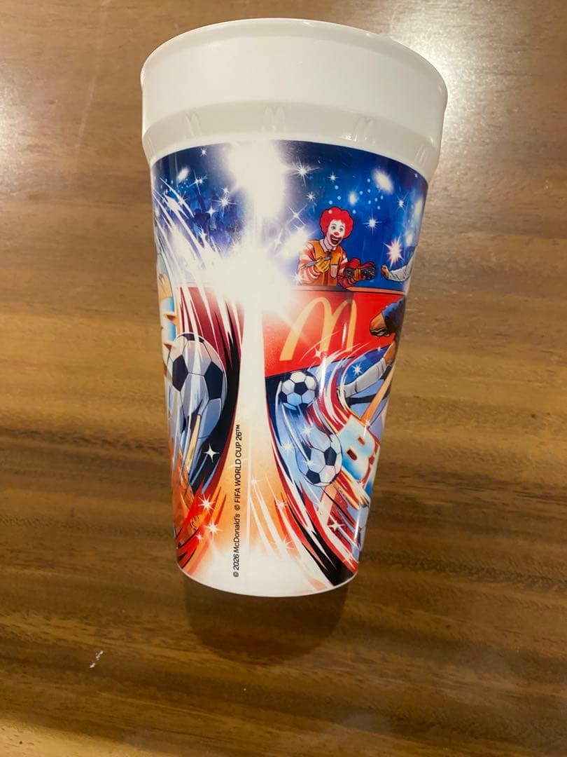 マクドナルド　ワールドカップ　ベッカム　完売品　限定カップ　FIFA — image 2