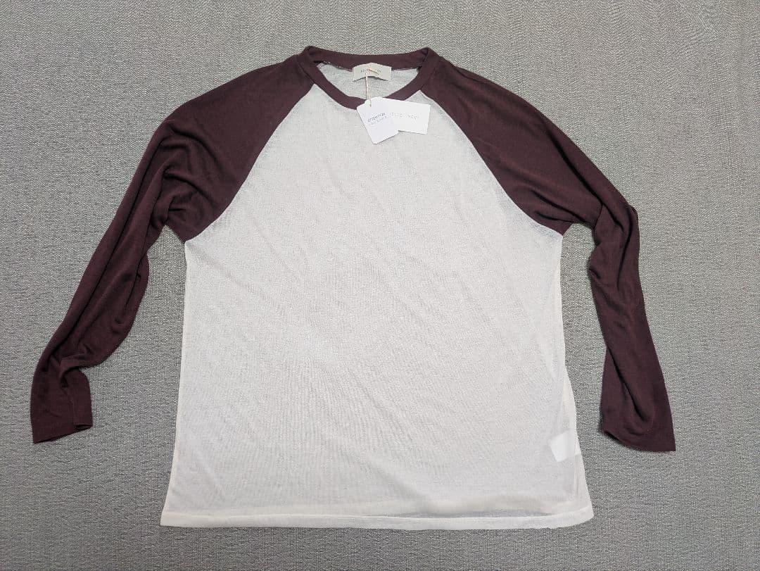 【新品タグ付】SELECT　MOCA　シアーラグランロングスリーブTシャツ — image 2