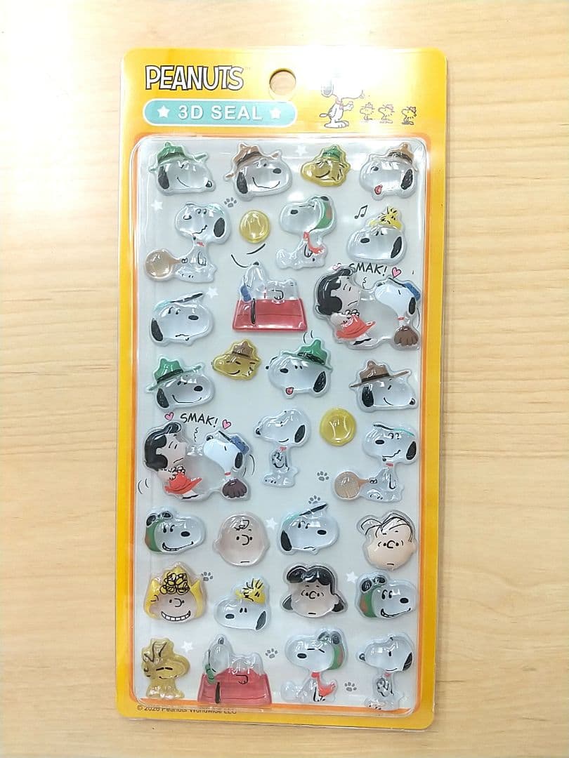 PEANUTS 3D SEAL ステッカー 4枚セット — image 2