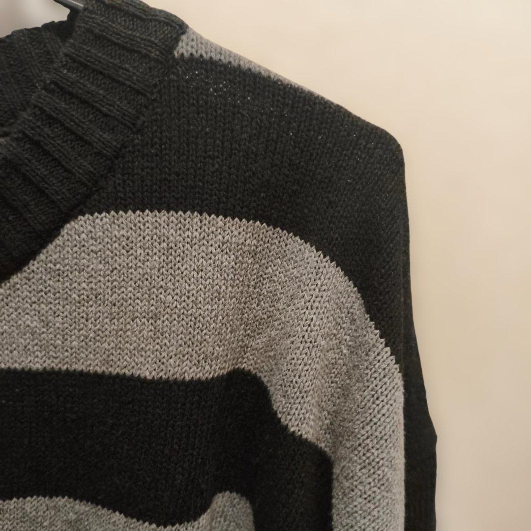 Y2K Oversized Stripe Knit Grunge — image 5