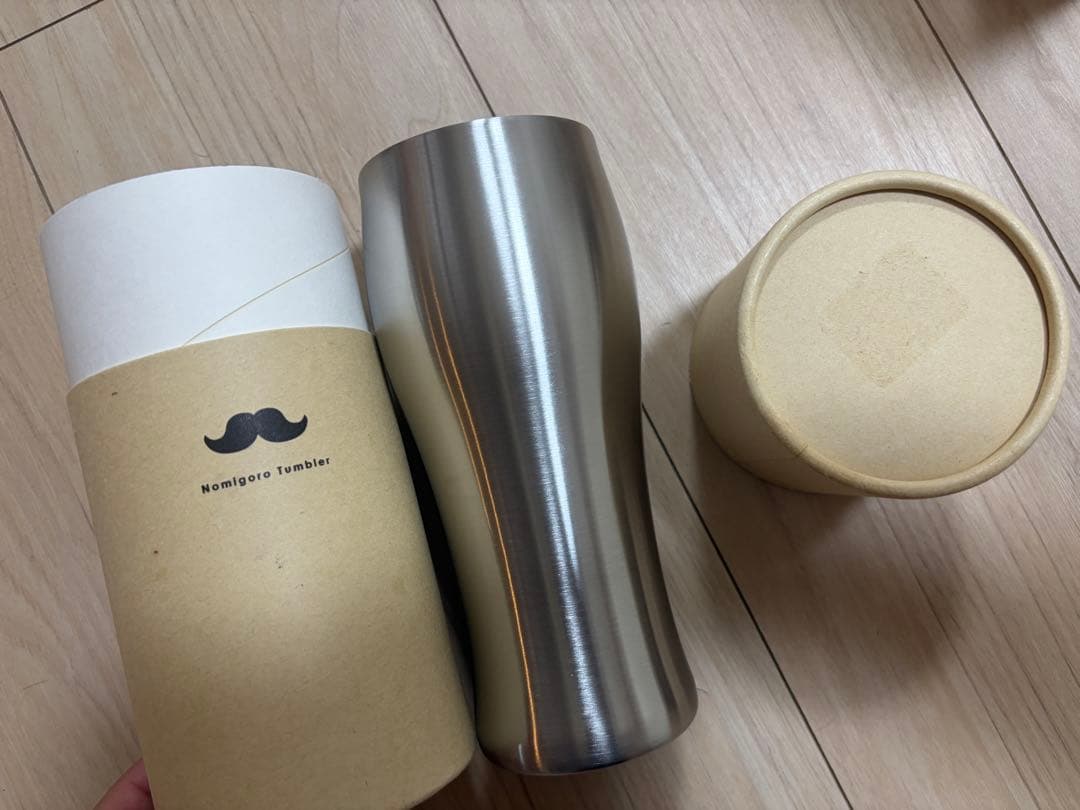 DOSHISHA 飲みごろビールタンブラー ヒゲ 420ml — image 2