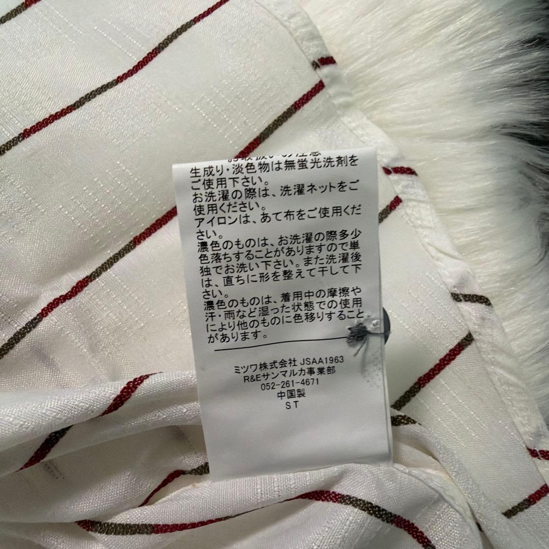 DECOY ストライプ柄 スタンドカラーシャツ Lサイズ — image 5