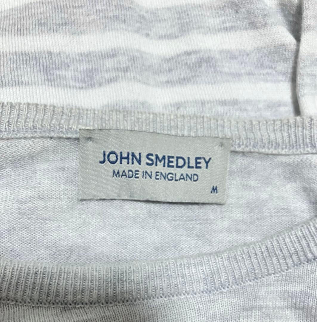 JOHN SMEDLEYジョンスメドレーのシーアイランドコットンボーダーニット — image 3