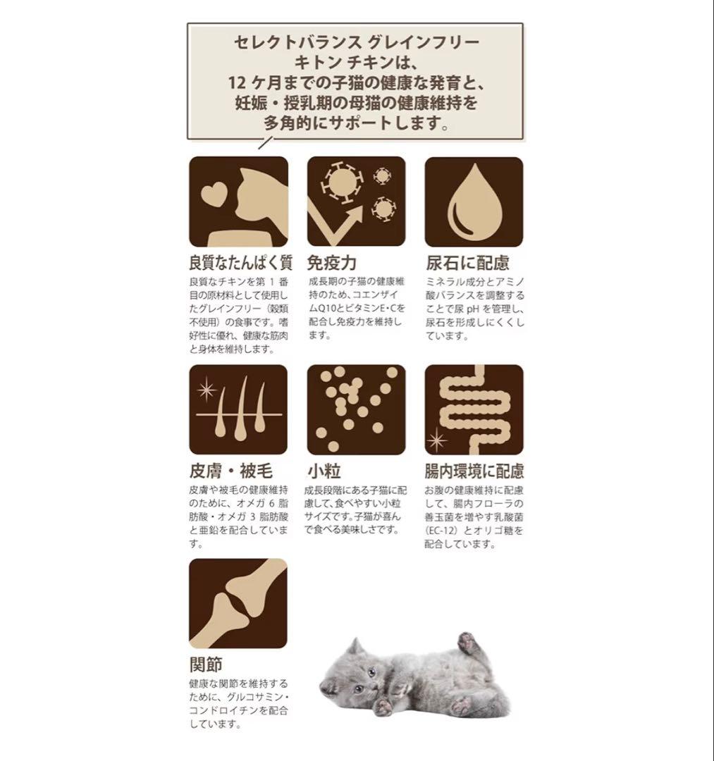 【未開封】ベッツチョイス セレクトバランス グレインフリー キトン チキン 小粒 — image 4