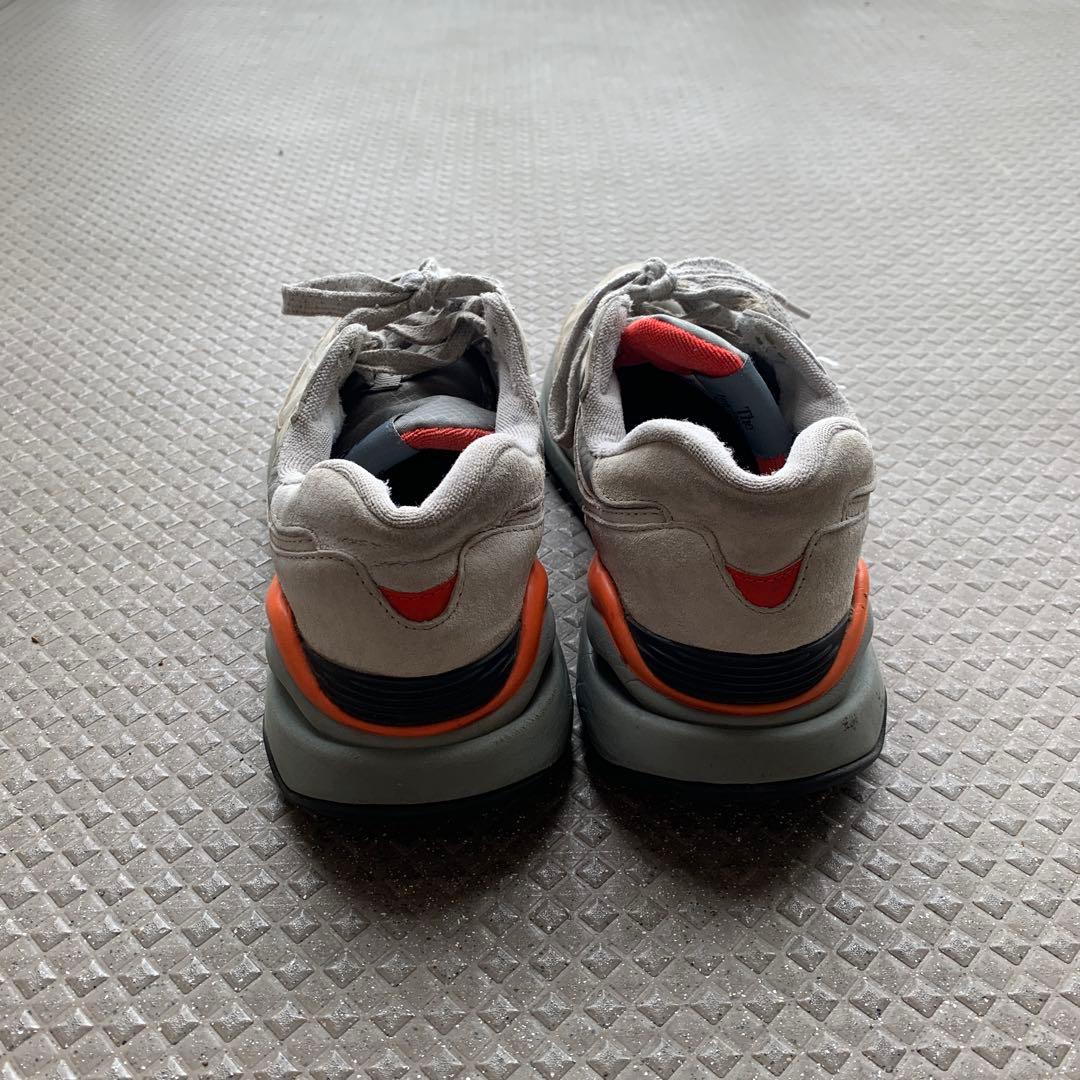 New Balance 57/40 グレー オレンジ スニーカー — image 4