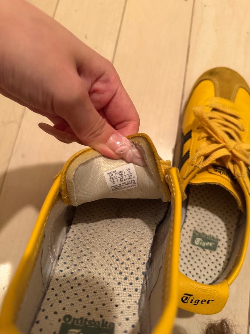 Onitsuka Tiger スニーカー 24.5cm イエロー 即発送可 — image 2