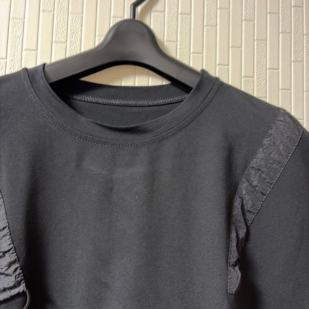 ポリエステル100%異素材使いカットソー (新品未使用) — image 2