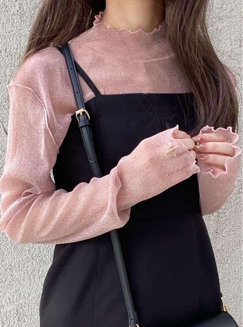 GRL ラメシアーメロートップス — image 4