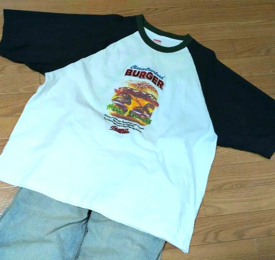 《美品》niko and⋯☆ハイカロリーラグランTシャツ　ネイビー — image 3