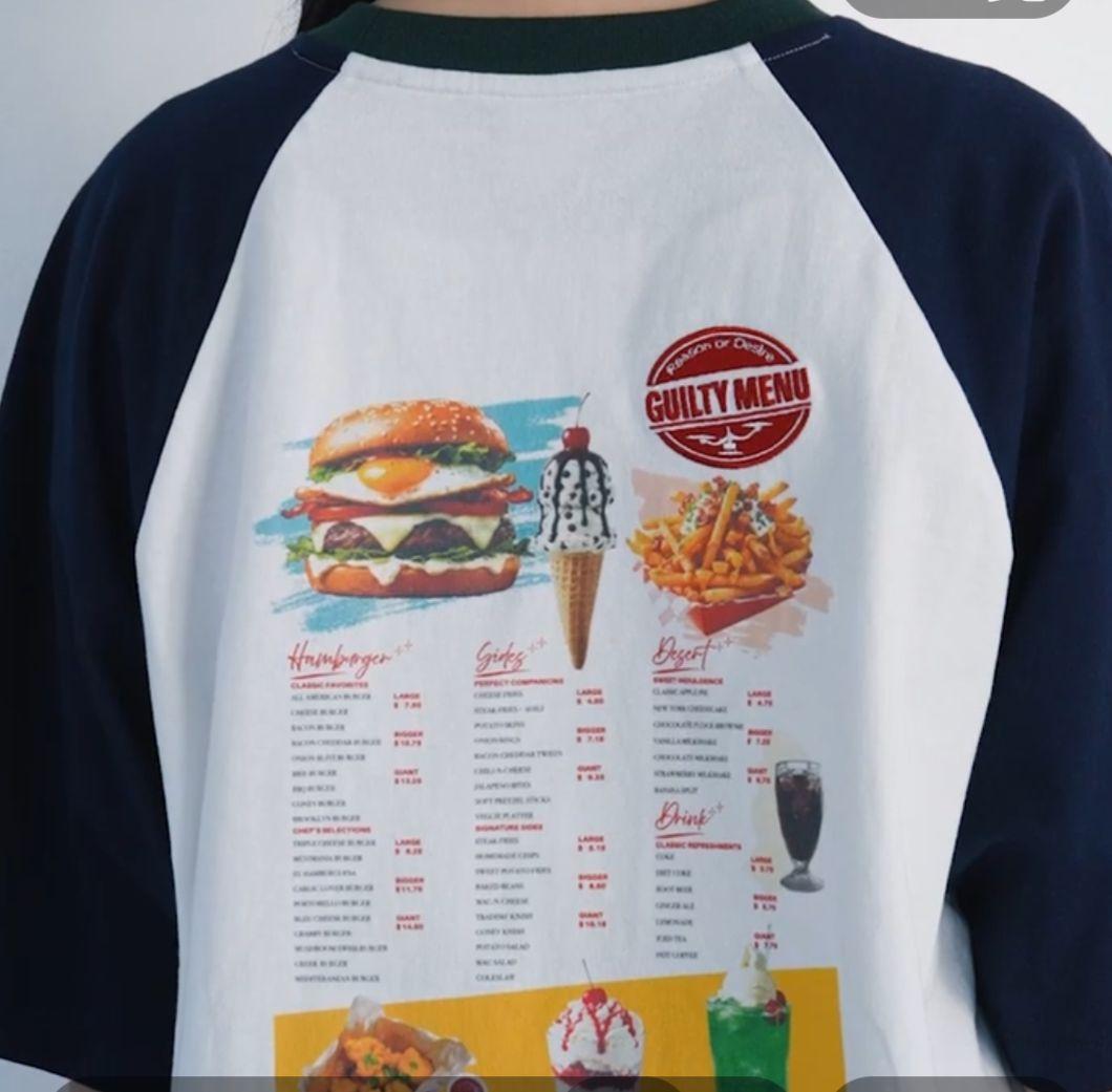 《美品》niko and⋯☆ハイカロリーラグランTシャツ　ネイビー — image 5