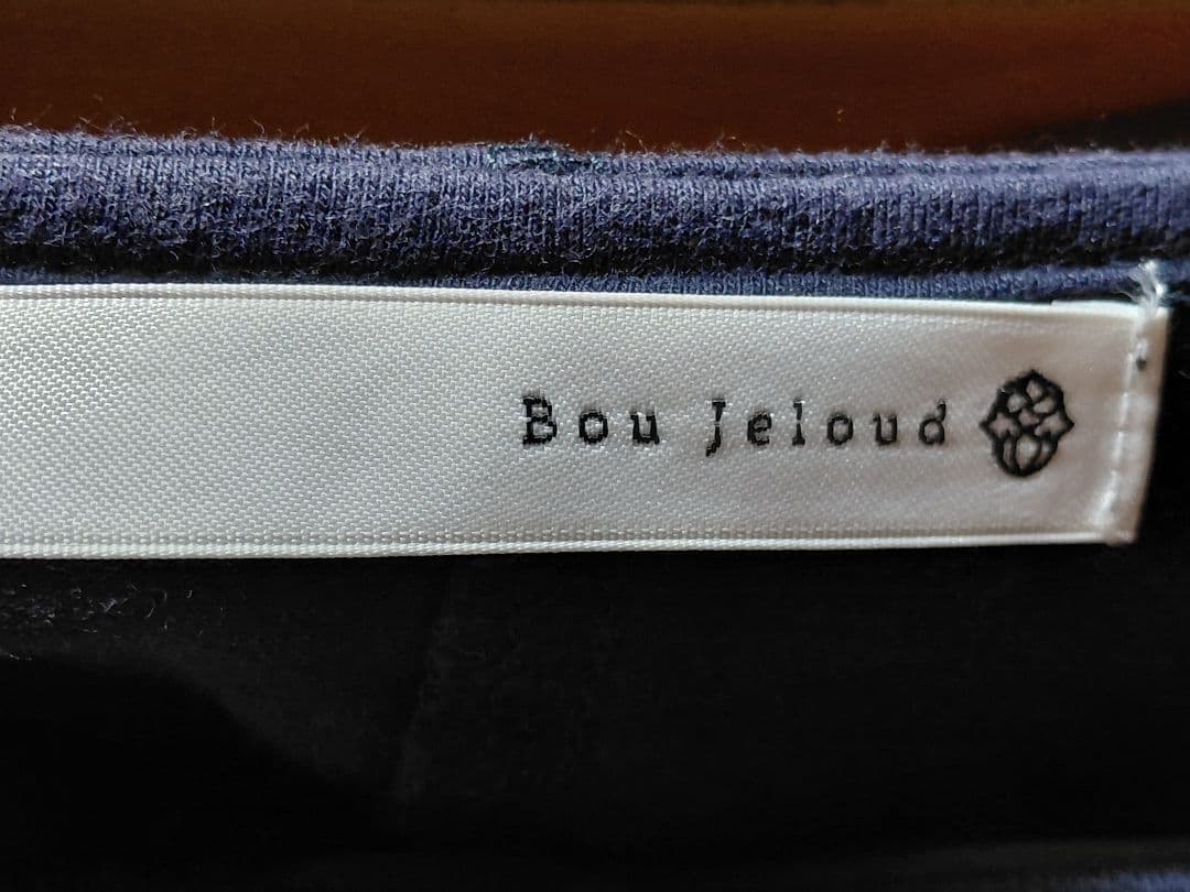 【Bou Jeloud】スカーフ付きカットソー ネイビー — image 5