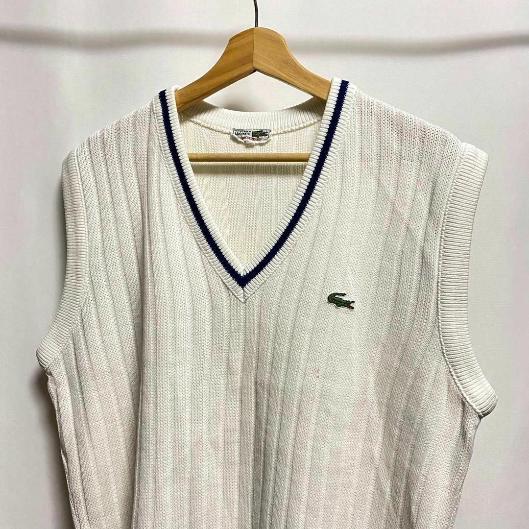CHEMISE LACOSTE シュミーズラコステ　フレラコ　ヴィンテージニット — image 3