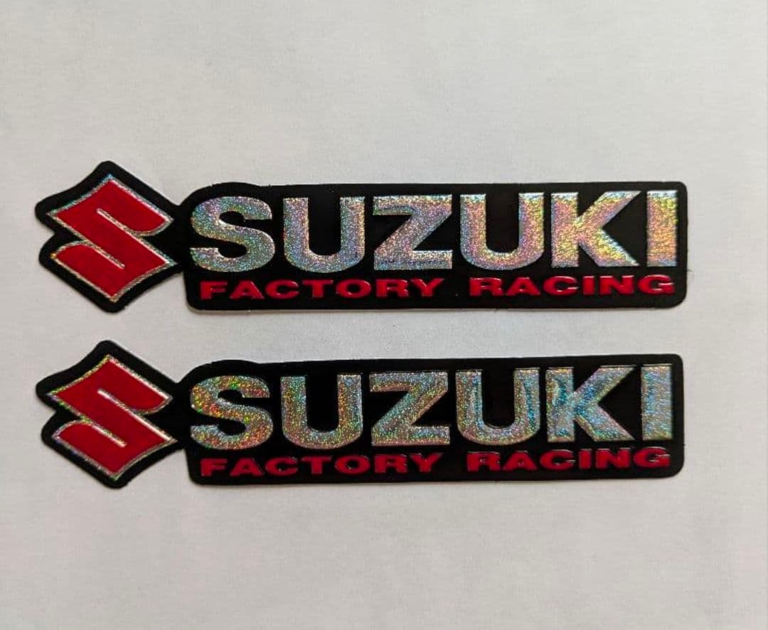 SUZUKI 2枚組S03R2 立体加工ステッカーPVC防水 — image 2