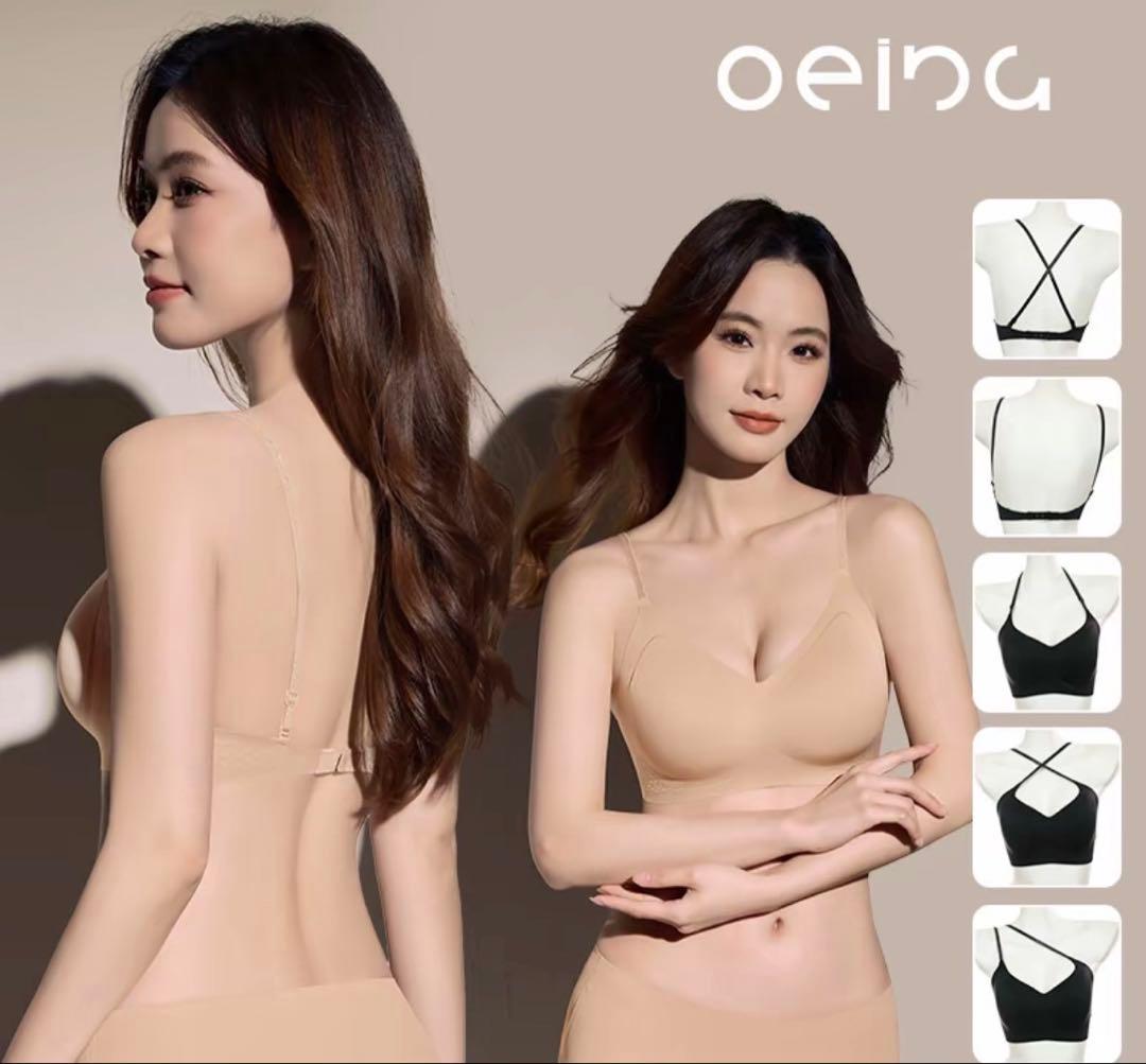 新品【OEING】【2枚セット】ブラック　M 着こなし自在,重ね付けも可能 — image 5