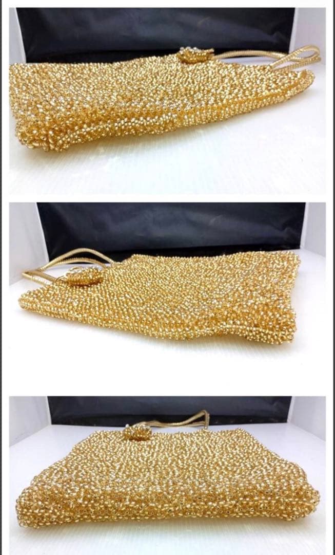 美品✨ANTEPRIMA アンテプリマ ハンドバッグ 定番スクエア 金 ビジュー — image 2
