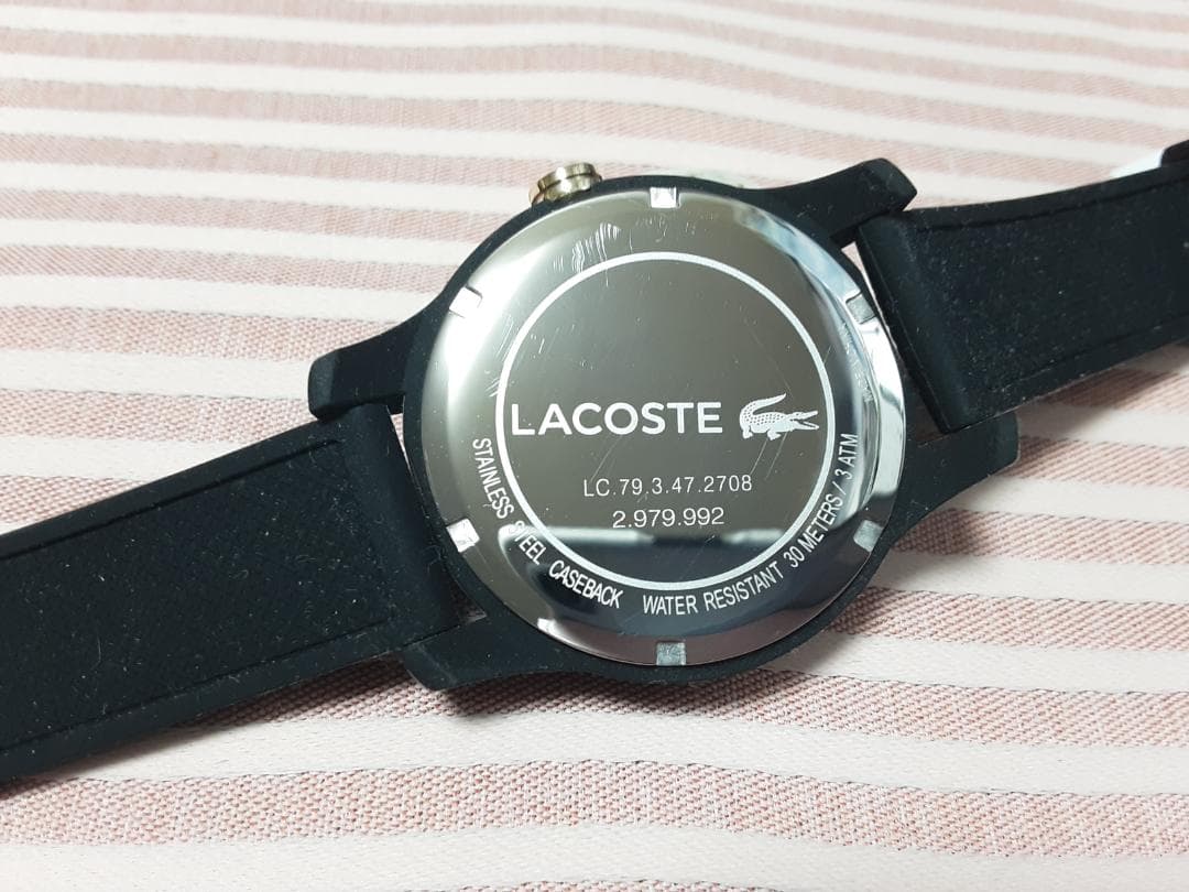 LACOSTE ラコステ 腕時計 クォーツ ブラック — image 2