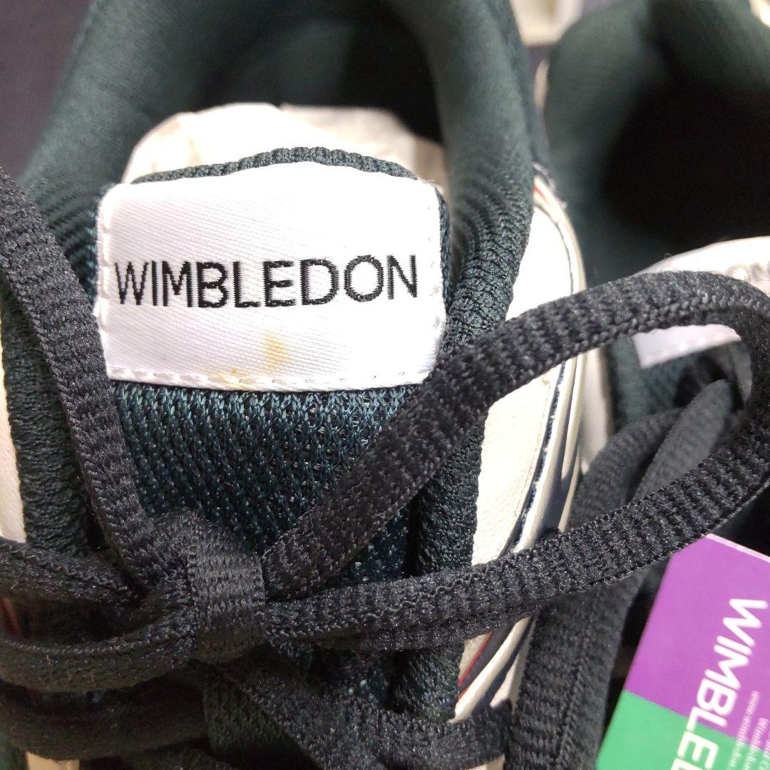 新品　WIMBLEDON スニーカー ダークグリーン26cm — image 4