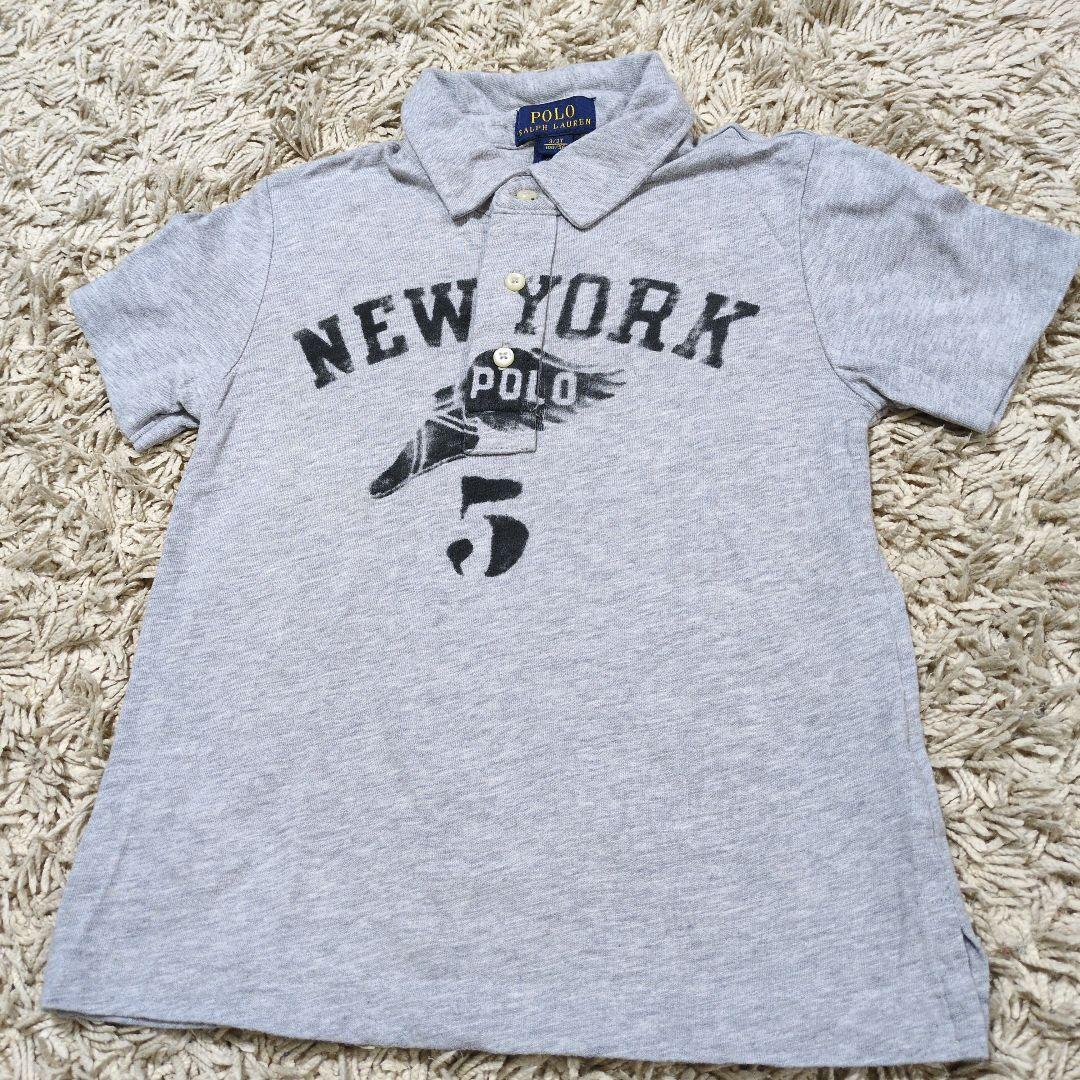 [再値下げ】　Polo Ralph Lauren グレー ポロシャツ 3T — image 5