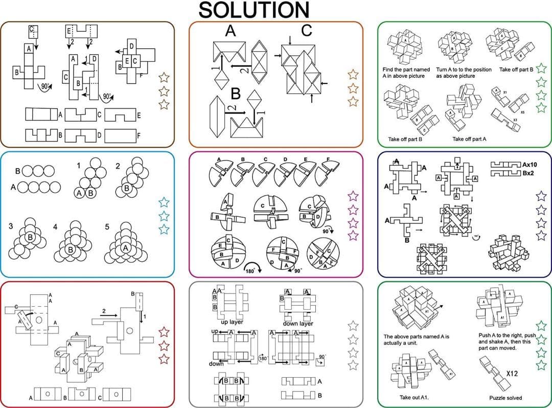【正規品】Brain Busters 木製パズル 9個セット — image 5