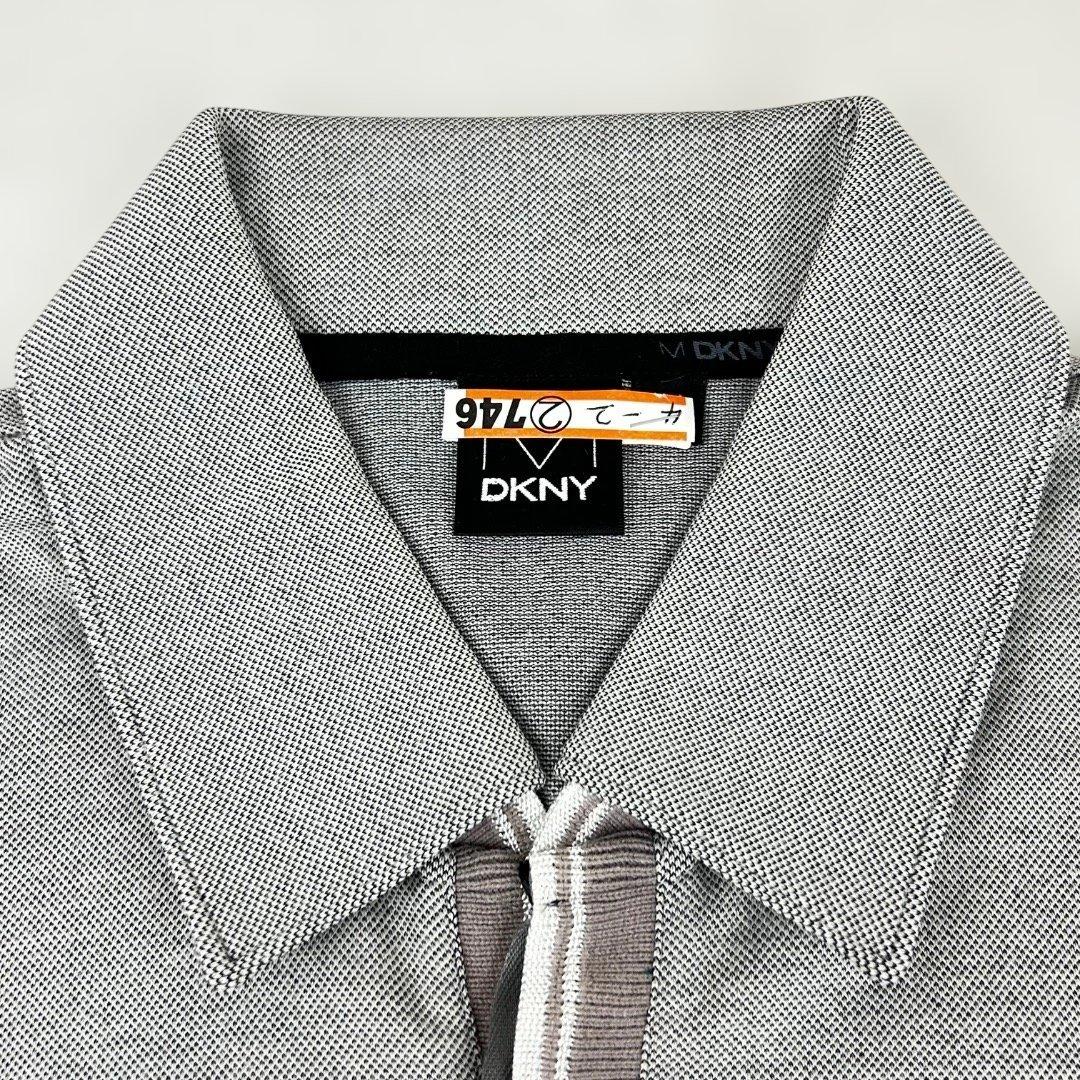 DKNY　ダナキャランニューヨーク　半袖ポロシャツ　グレー　L　ゴルフウェア — image 4