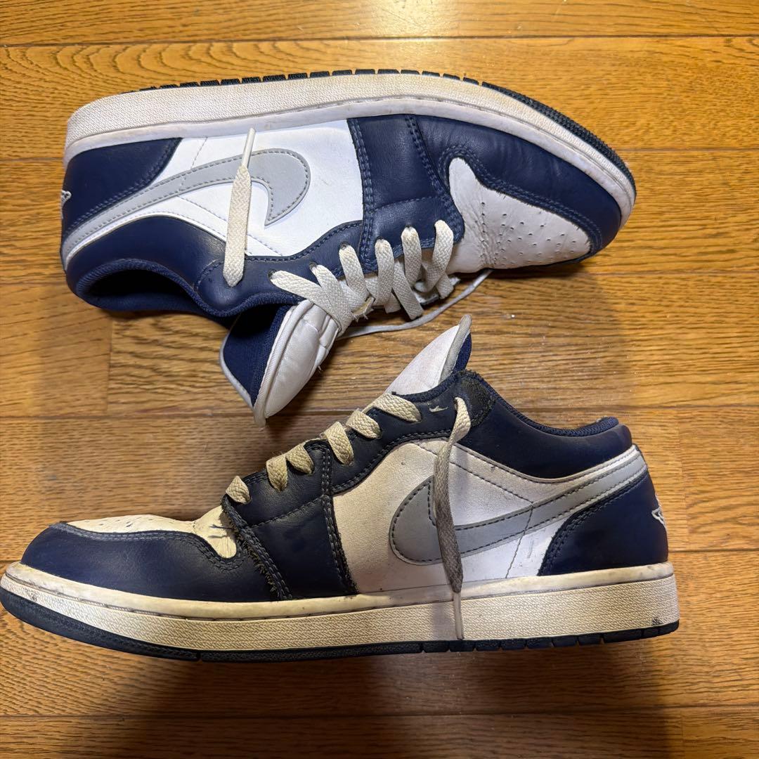 Nike Air Jordan 1 Low ネイビー ホワイト — image 2
