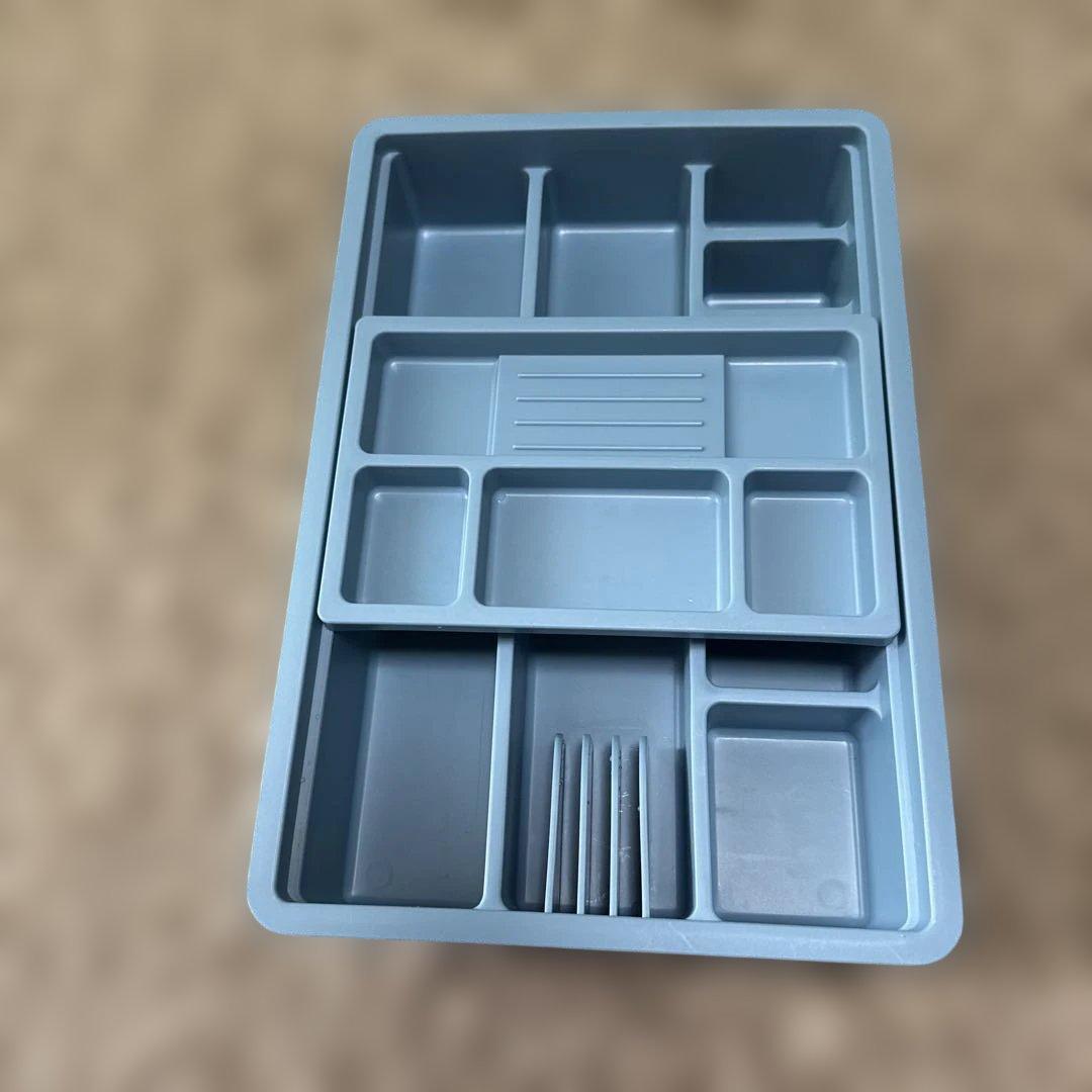ナカバヤシ　プレーンスタイルデスクトレー　ブルー　おまけ付き　PLS-DT1-B — image 2