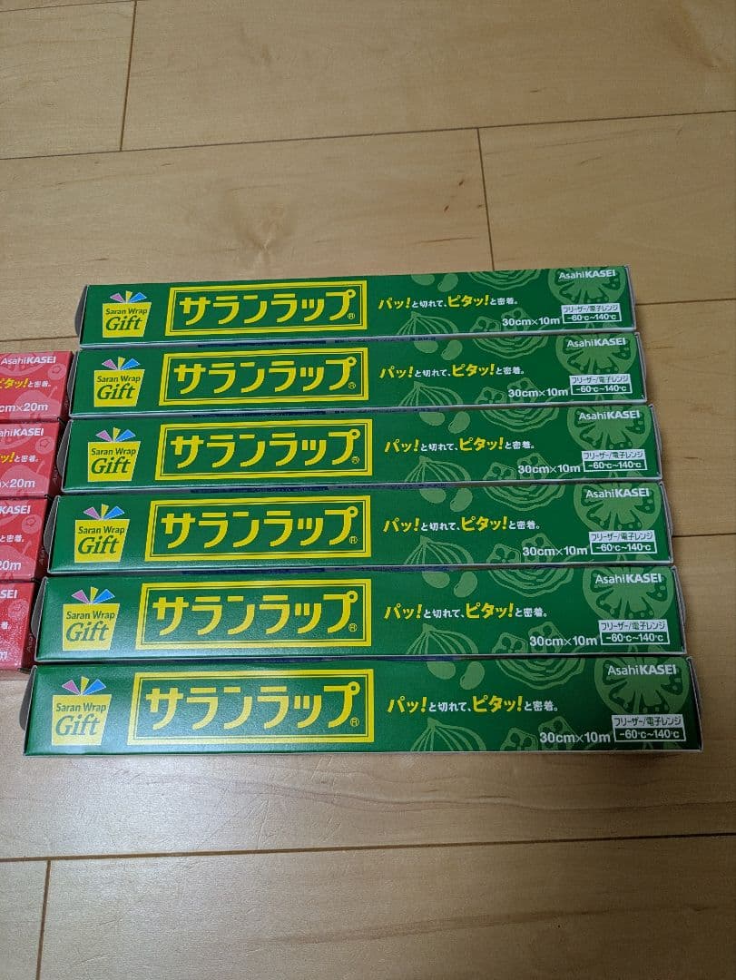 旭化成 サランラップ 30cm×10m　6本+22cm×20m　4本のセット — image 2